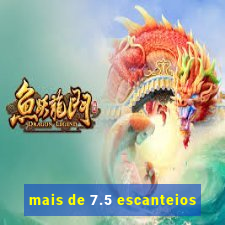 mais de 7.5 escanteios